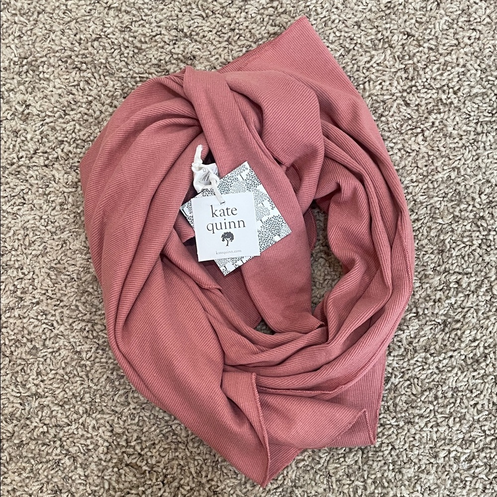 Kate Quinn Dusty Rose Organic cotton Swaddle